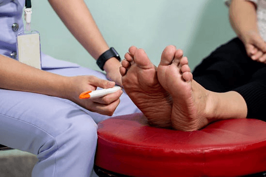 Diabetic foot care treatment